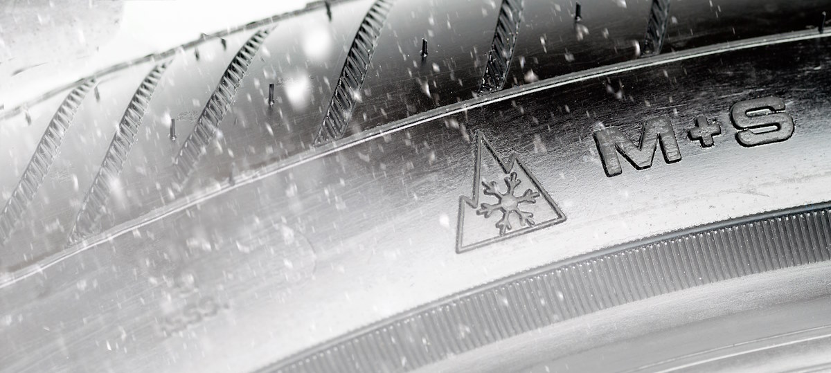 Winterreifen M+S Symbol